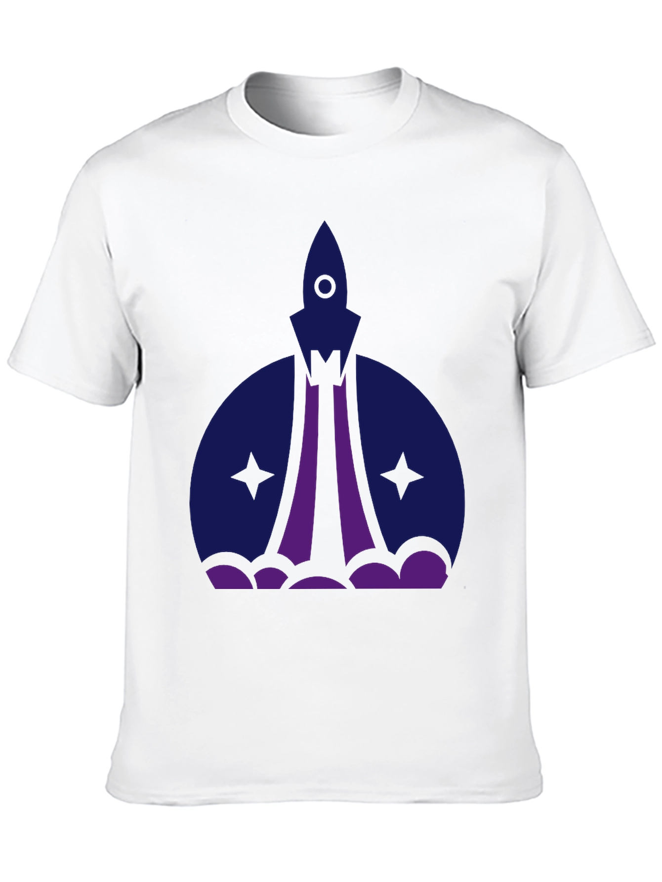 Rocket Launch Graphic Tee - Black Unisex Shirt