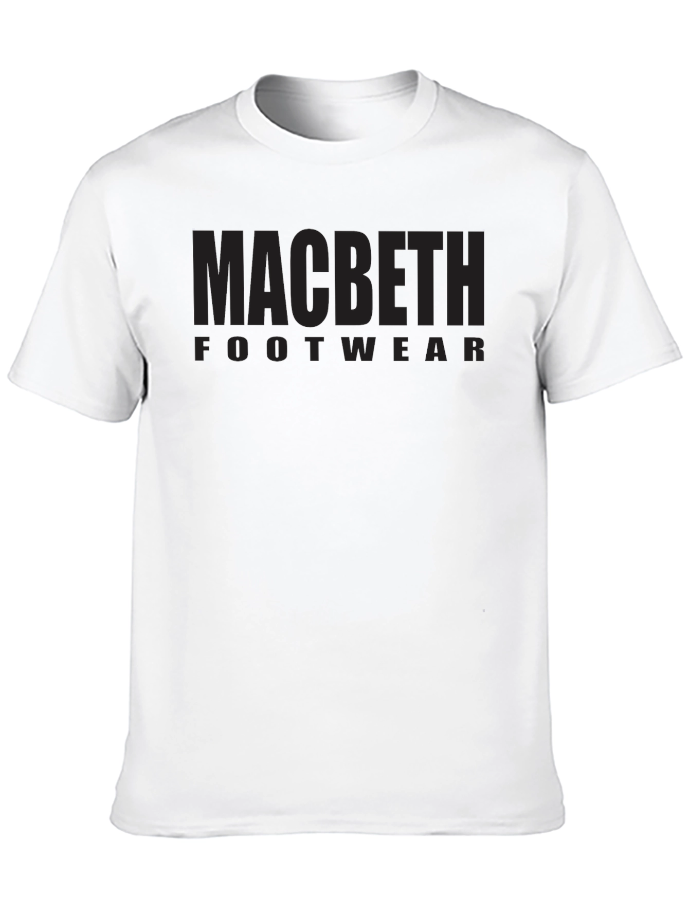 Macbeth Footwear Graphic Black T-Shirt