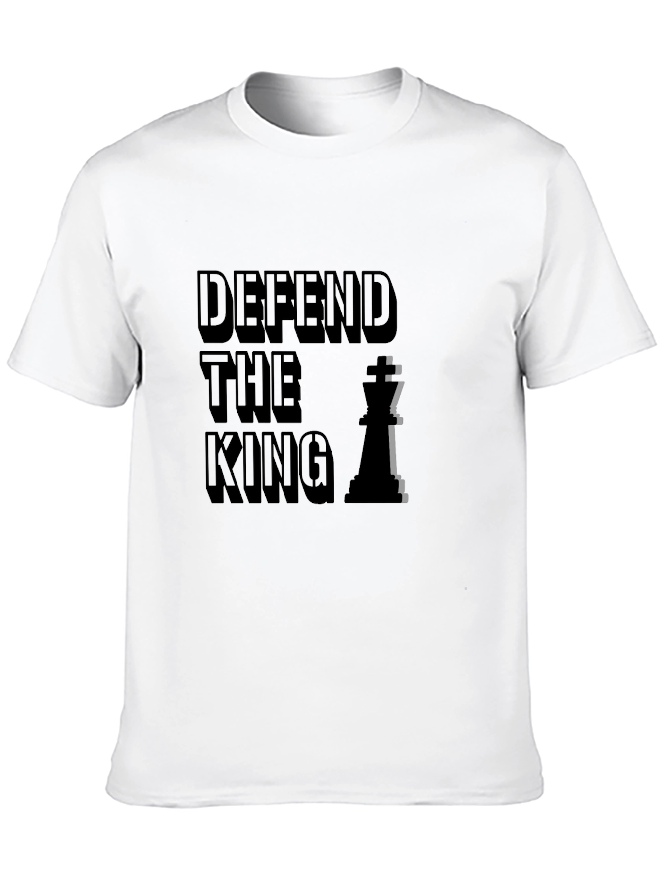 Defend The King Chess T-Shirt - Stylish Graphic Tee