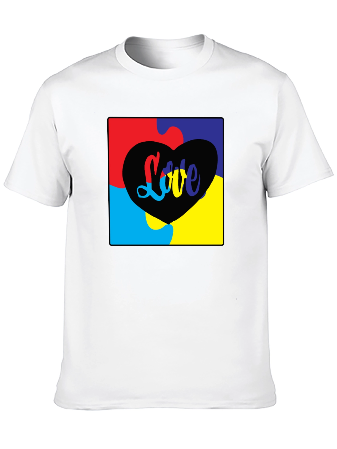 Love Autism Puzzle Piece T-Shirt