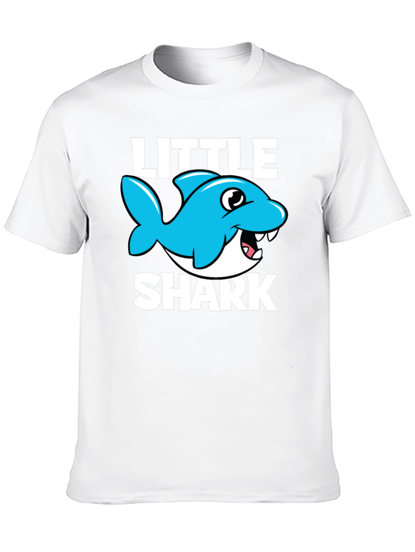 Little Shark Graphic Tee - Fun Kids T-Shirt
