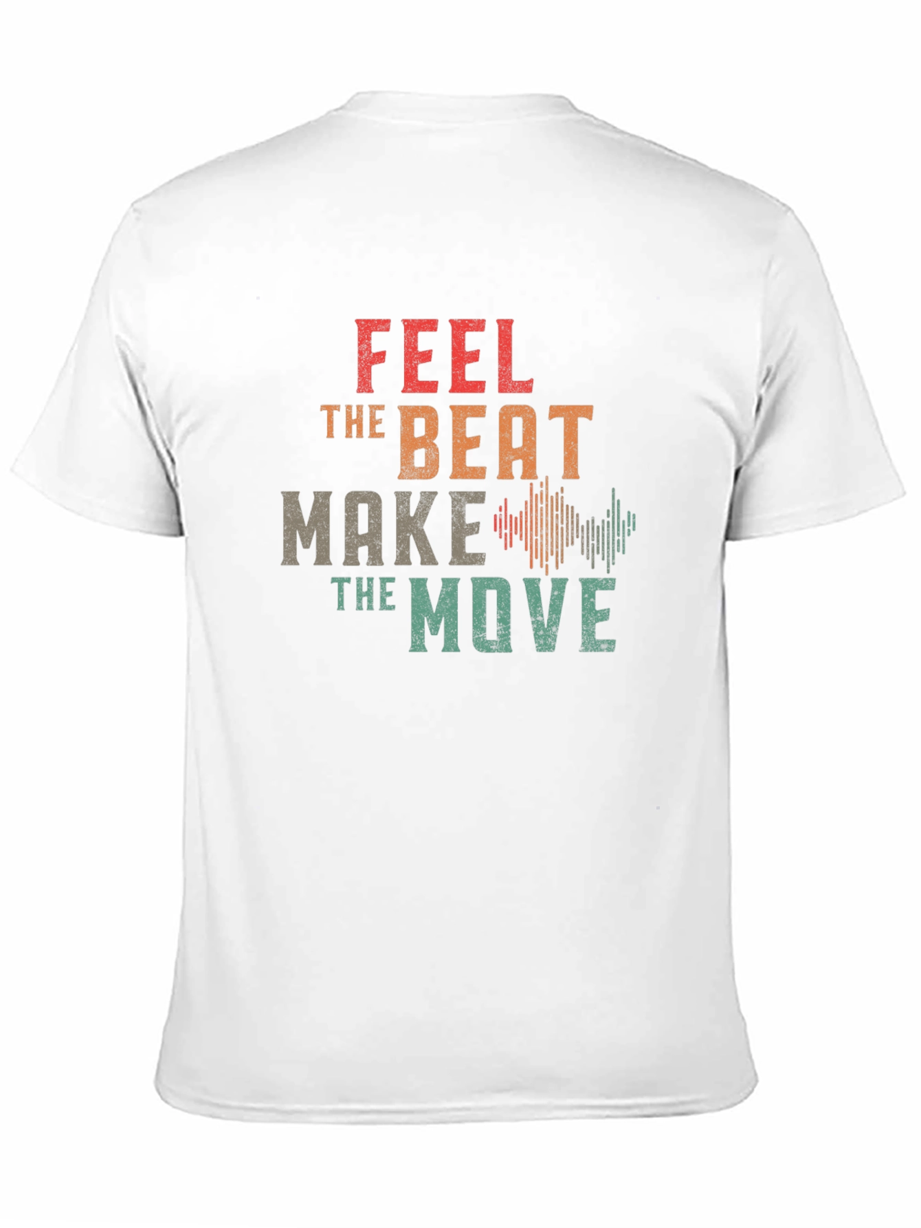 Feel the Beat Graphic T-Shirt - Black