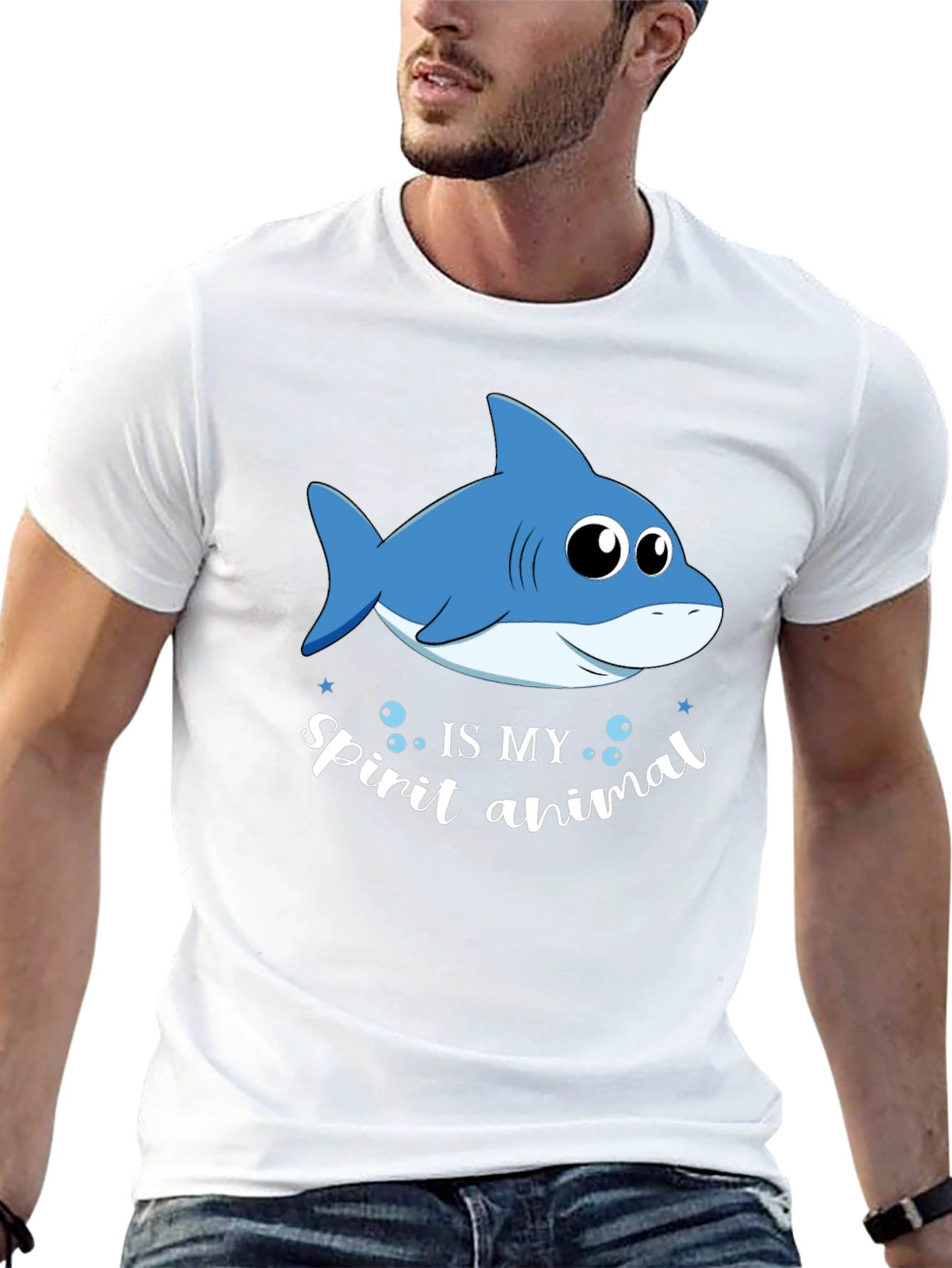 Shark Spirit Animal Graphic T-Shirt