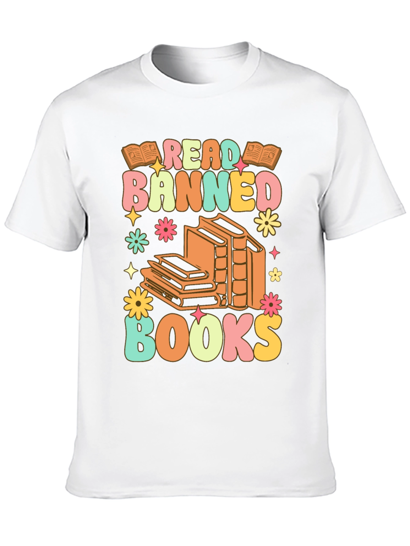 Read Banned Books T-Shirt Retro Graphic Tee