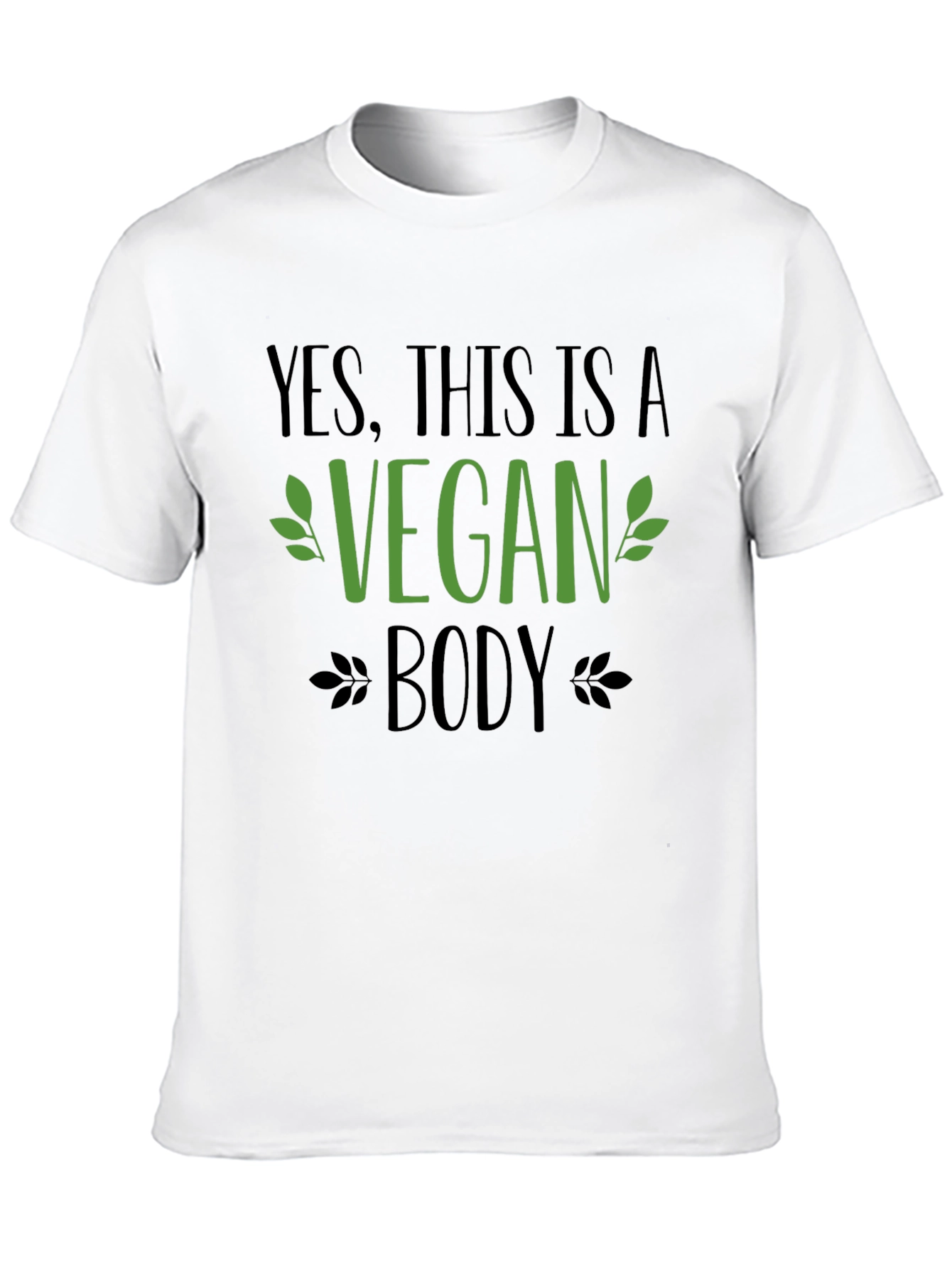 Vegan Body T-Shirt - Stylish Vegan Statement Tee