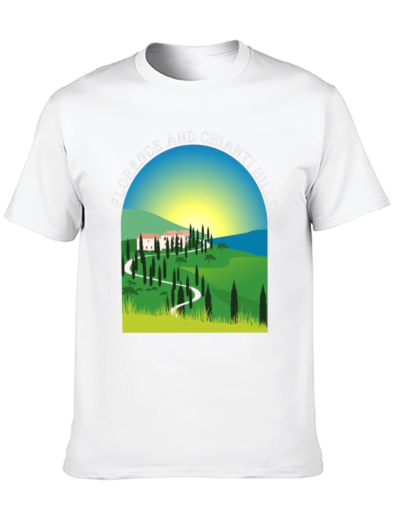 Florence and Chianti Hills Graphic Tee