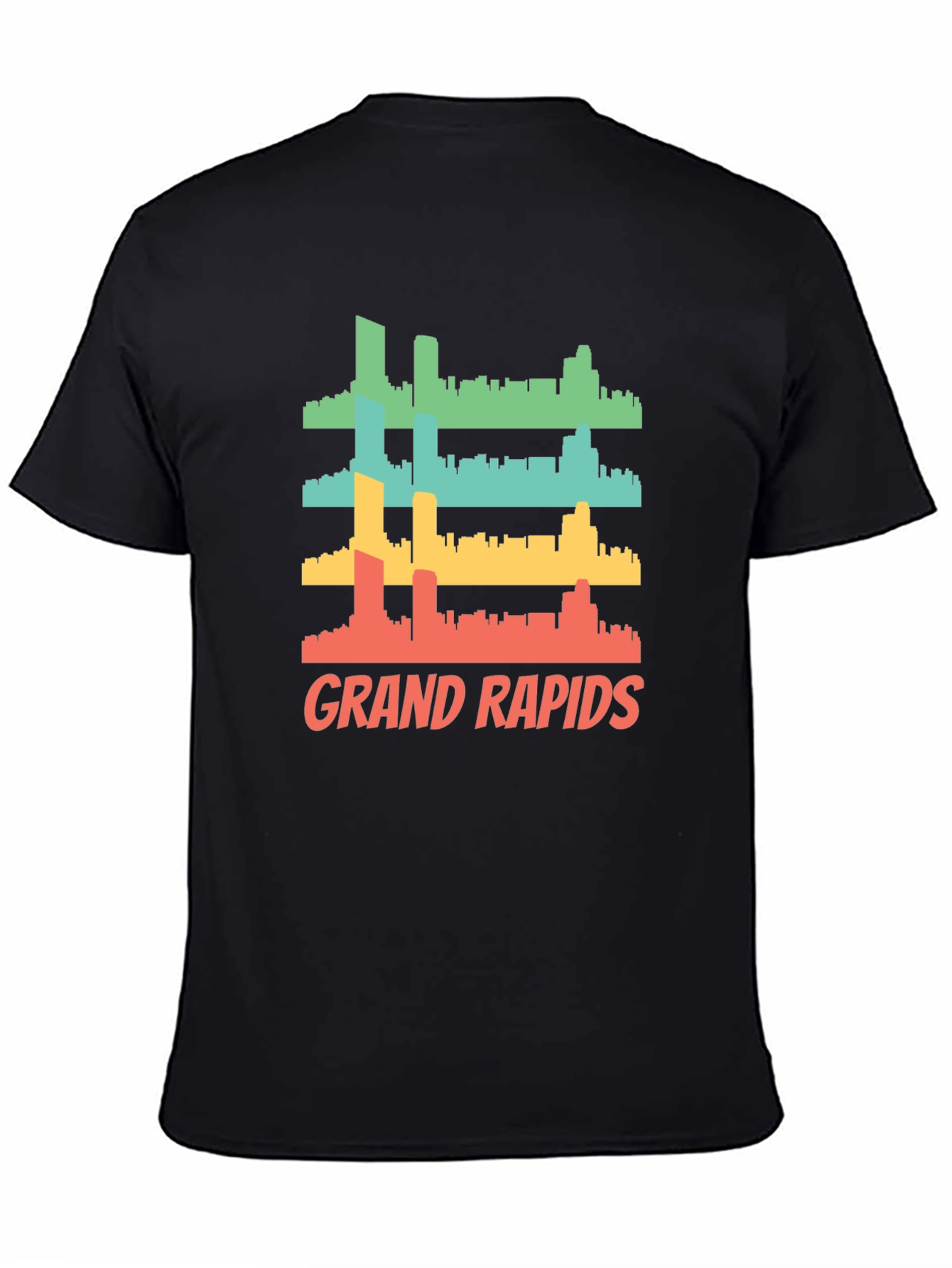 Grand Rapids Retro Skyline T-Shirt