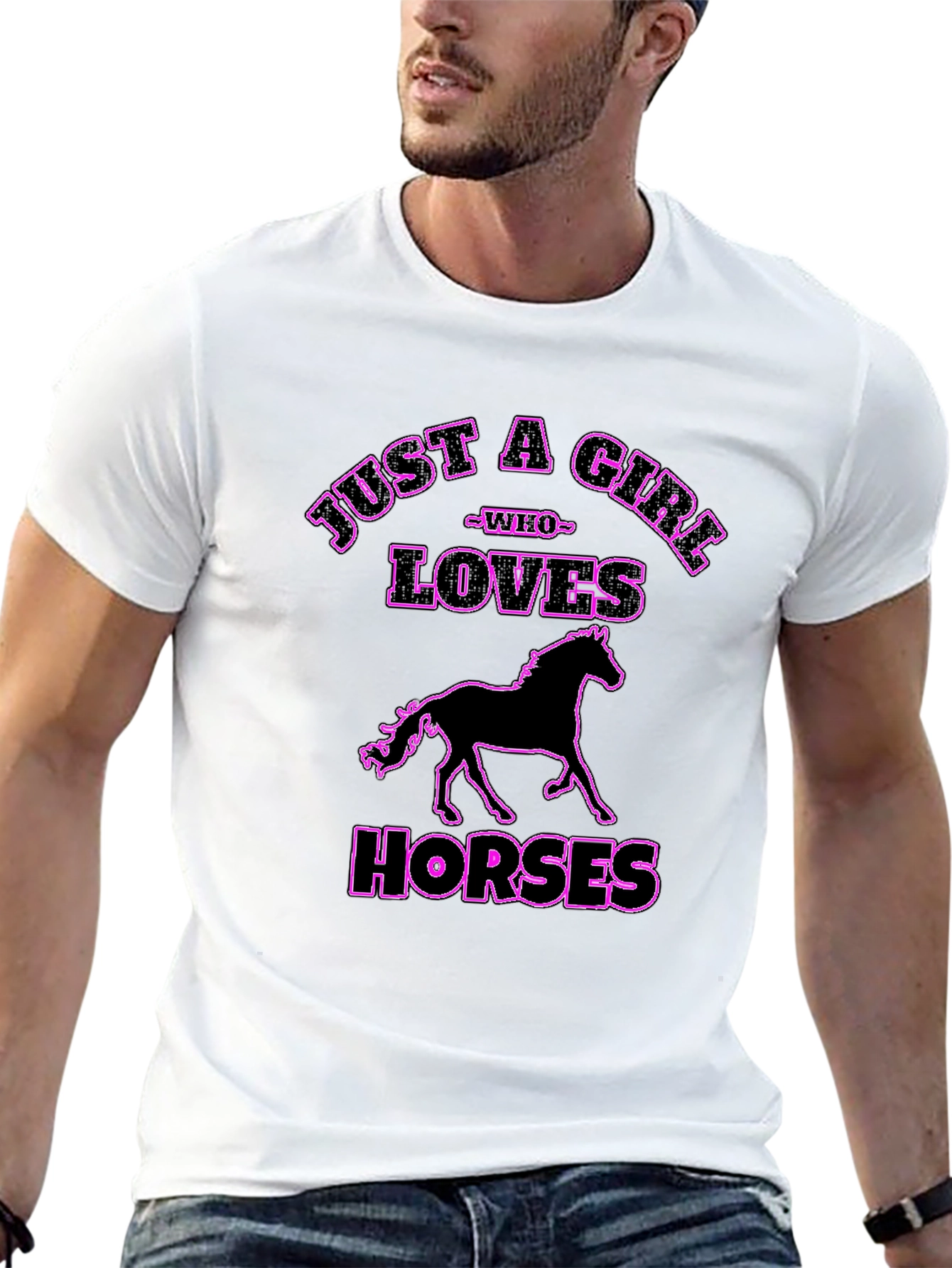 Just a Girl Who Loves Horses T-Shirt