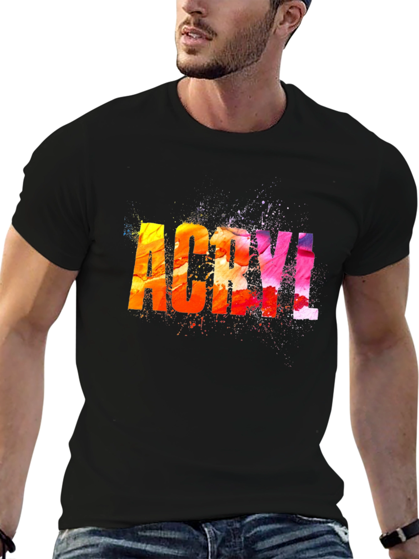 ACRYL Colorful Graphic Tee
