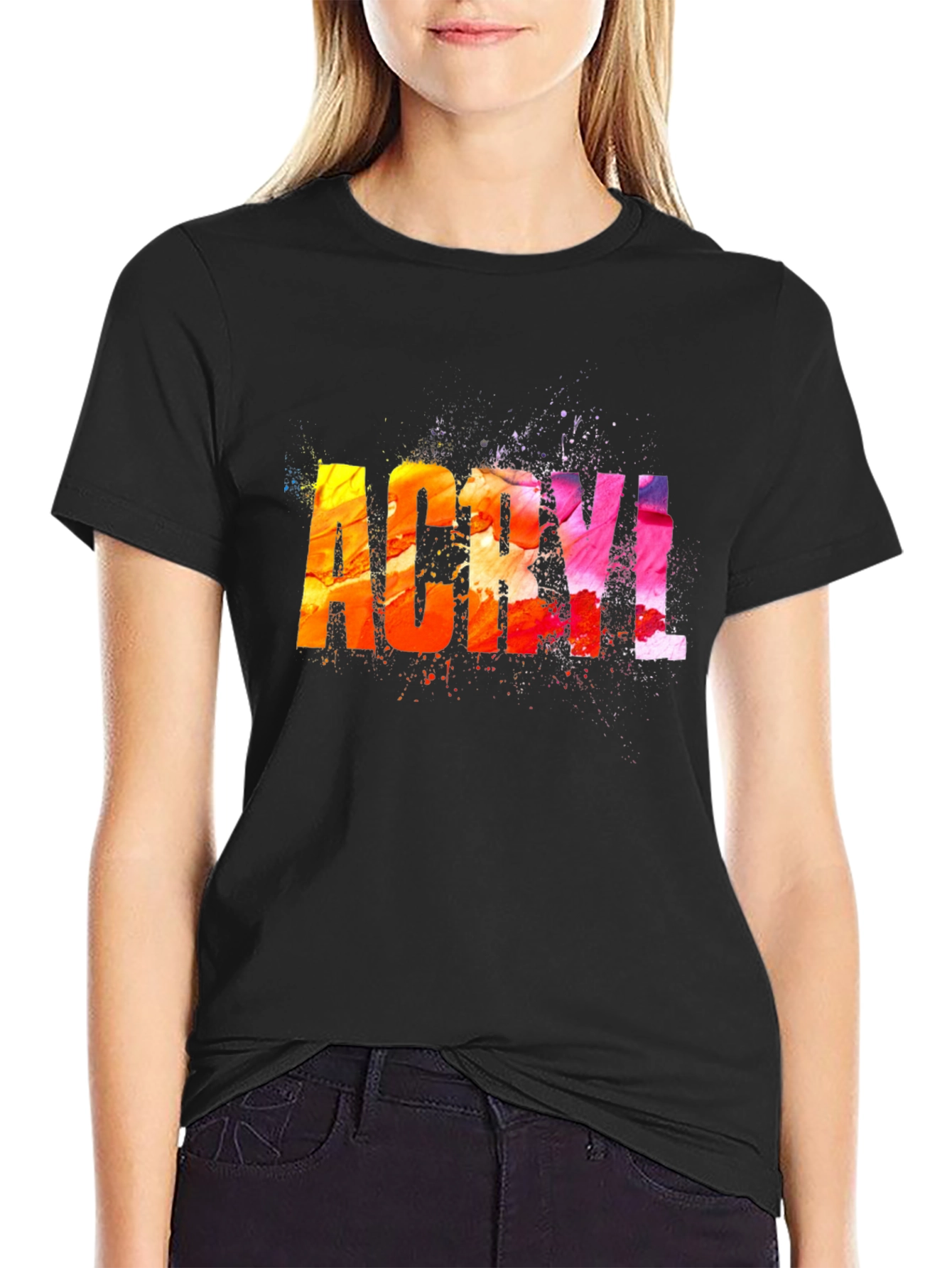 ACRYL Colorful Graphic Tee