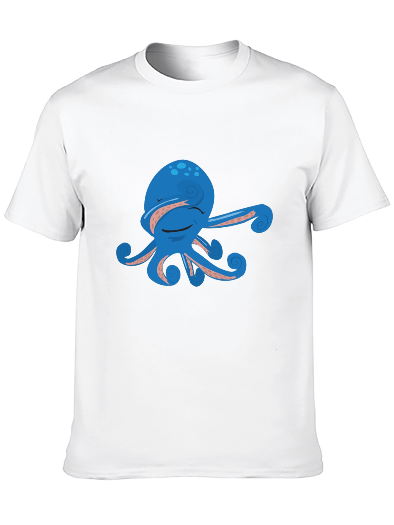 Cool Octopus Graphic Tee - Mens Black Shirt