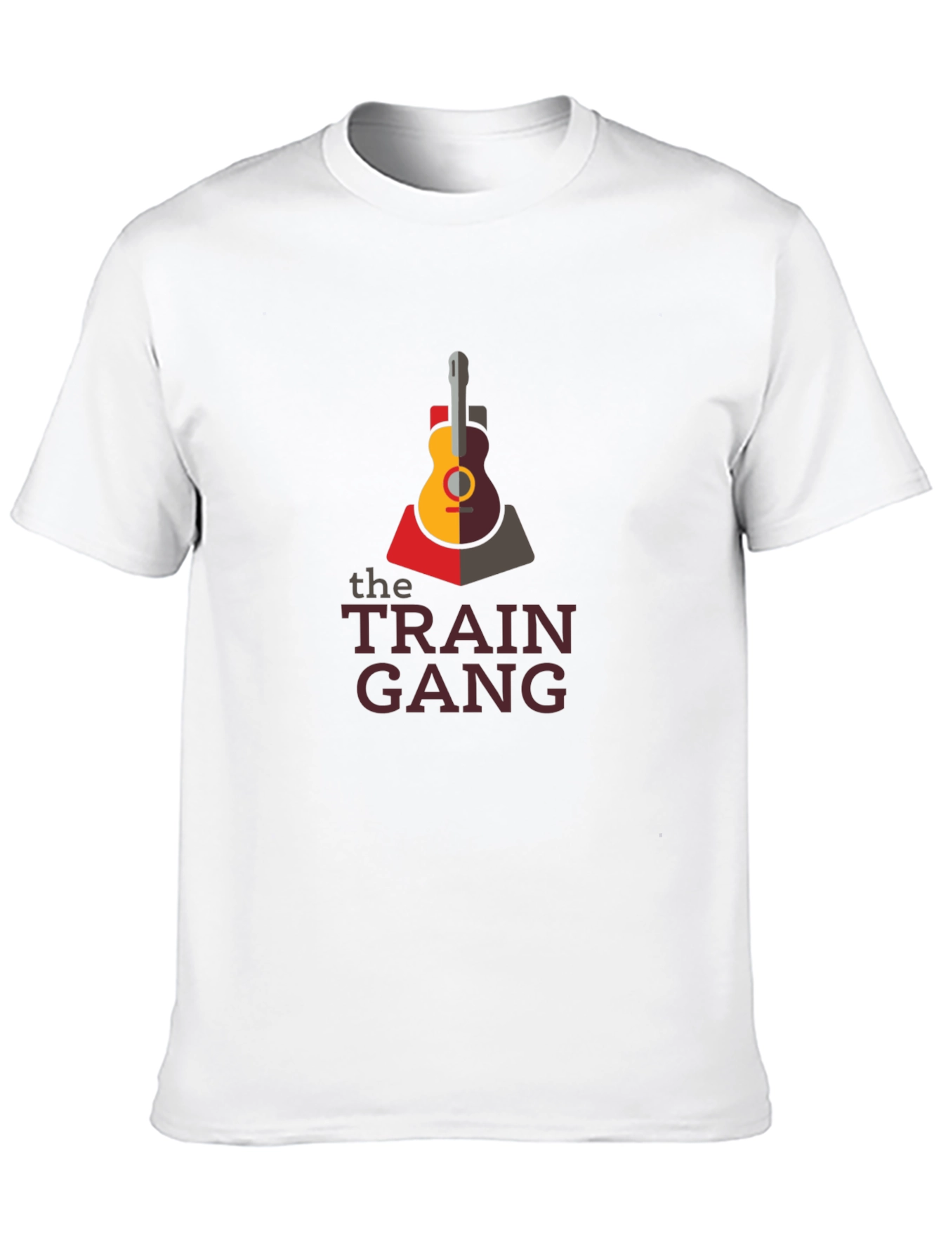 The Train Gang Graphic Tee - Black Cotton T-Shirt