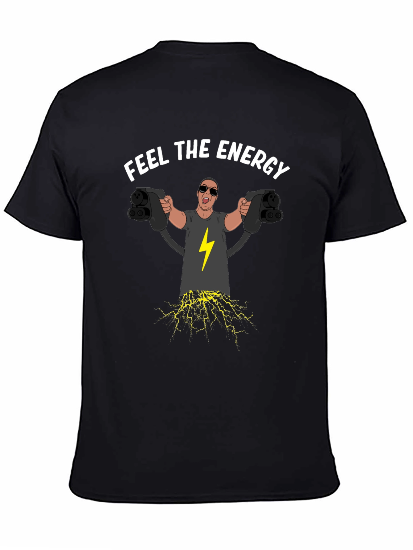 Feel the Energy Electric Car Charging T-Shirt