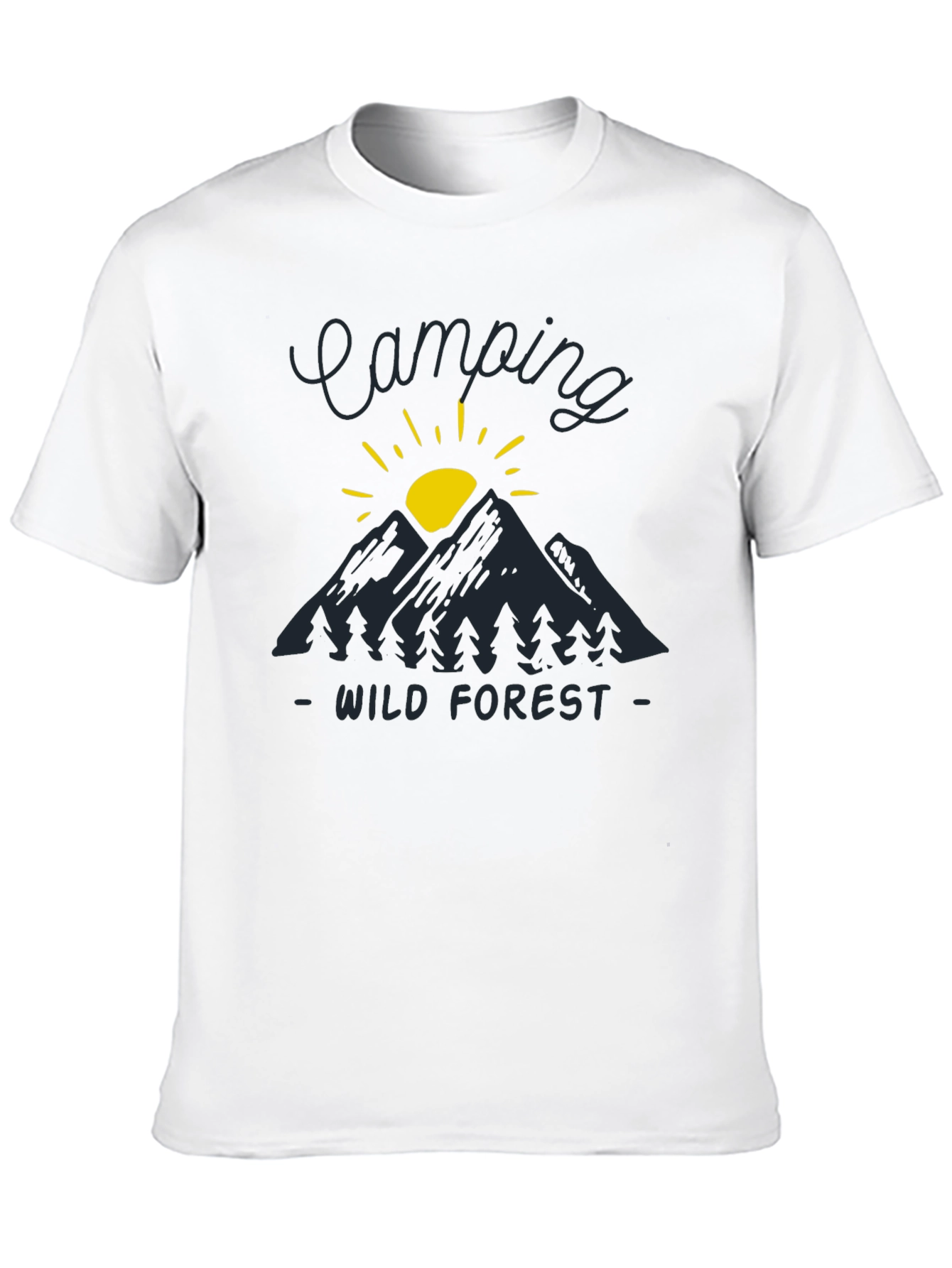 Camping Wild Forest Graphic T-Shirt