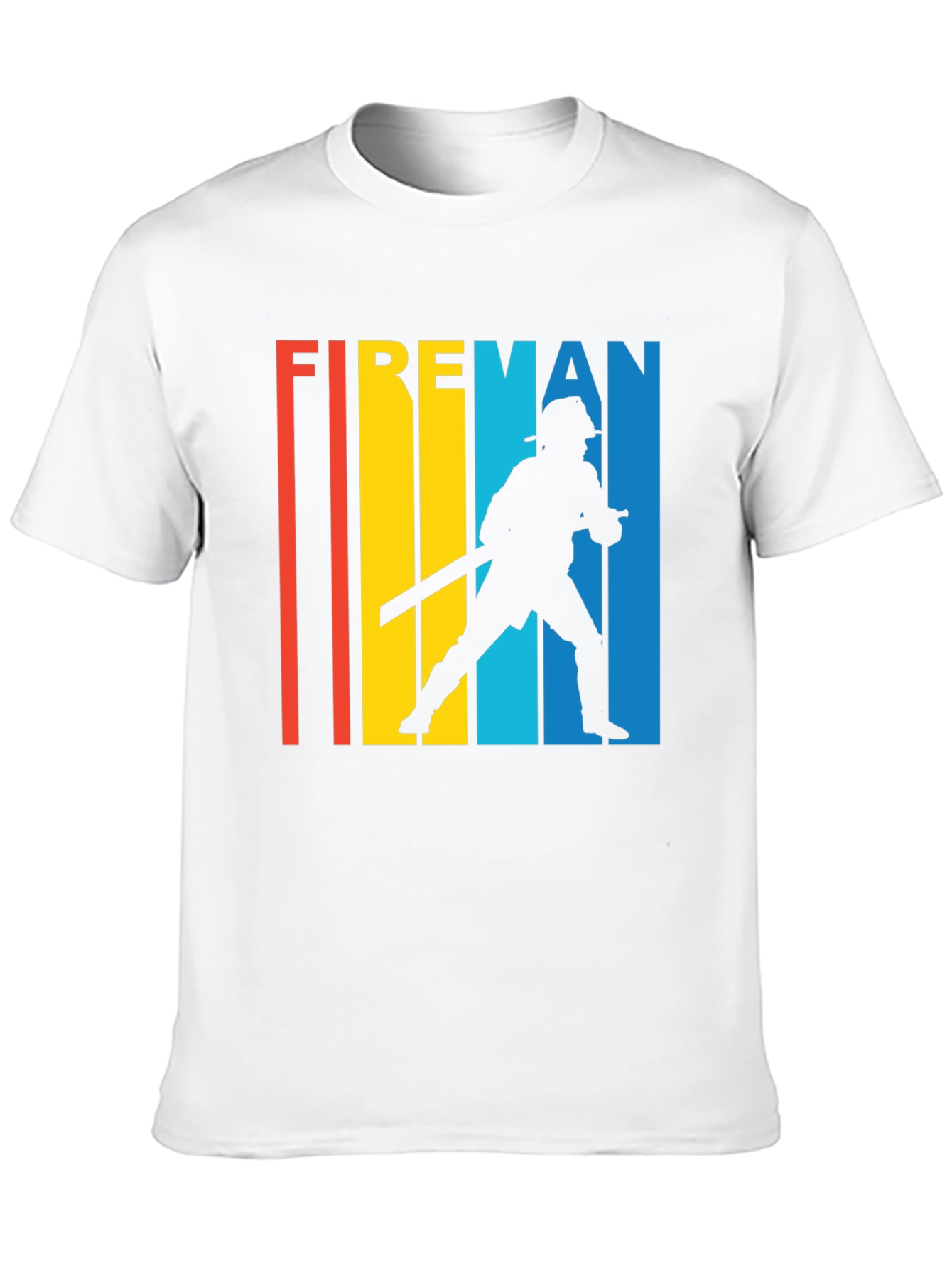 Retro Fireman T-Shirt - Heroic Design
