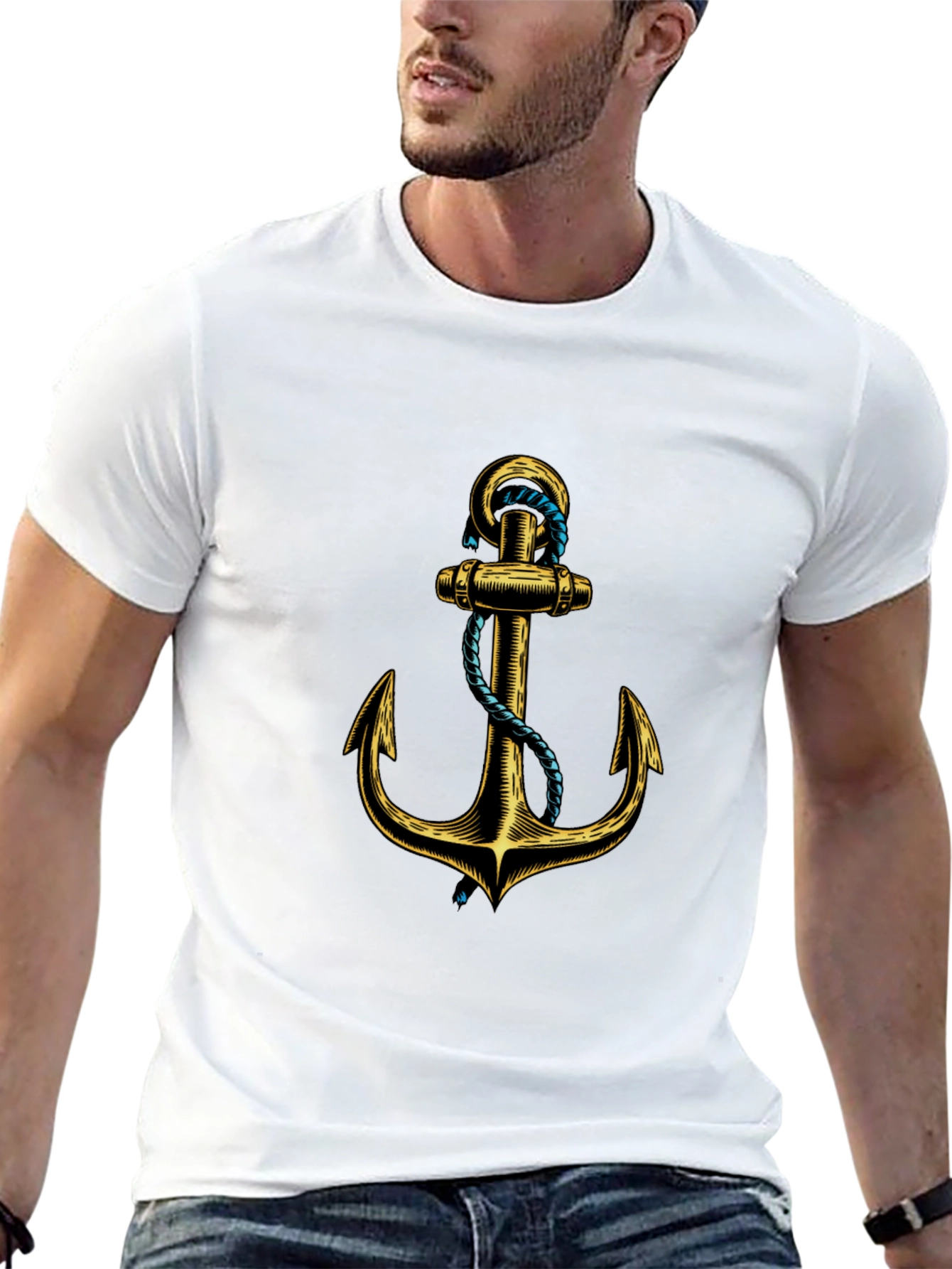 Anchor Graphic Black T-Shirt