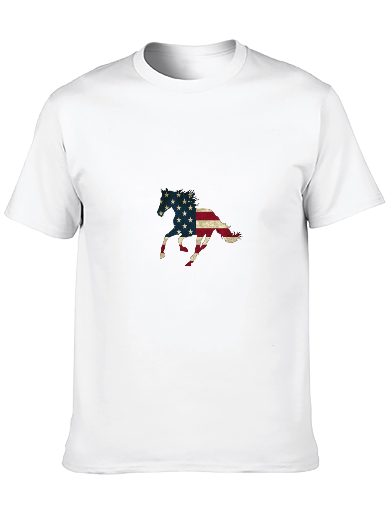 American Flag Horse Graphic Tee