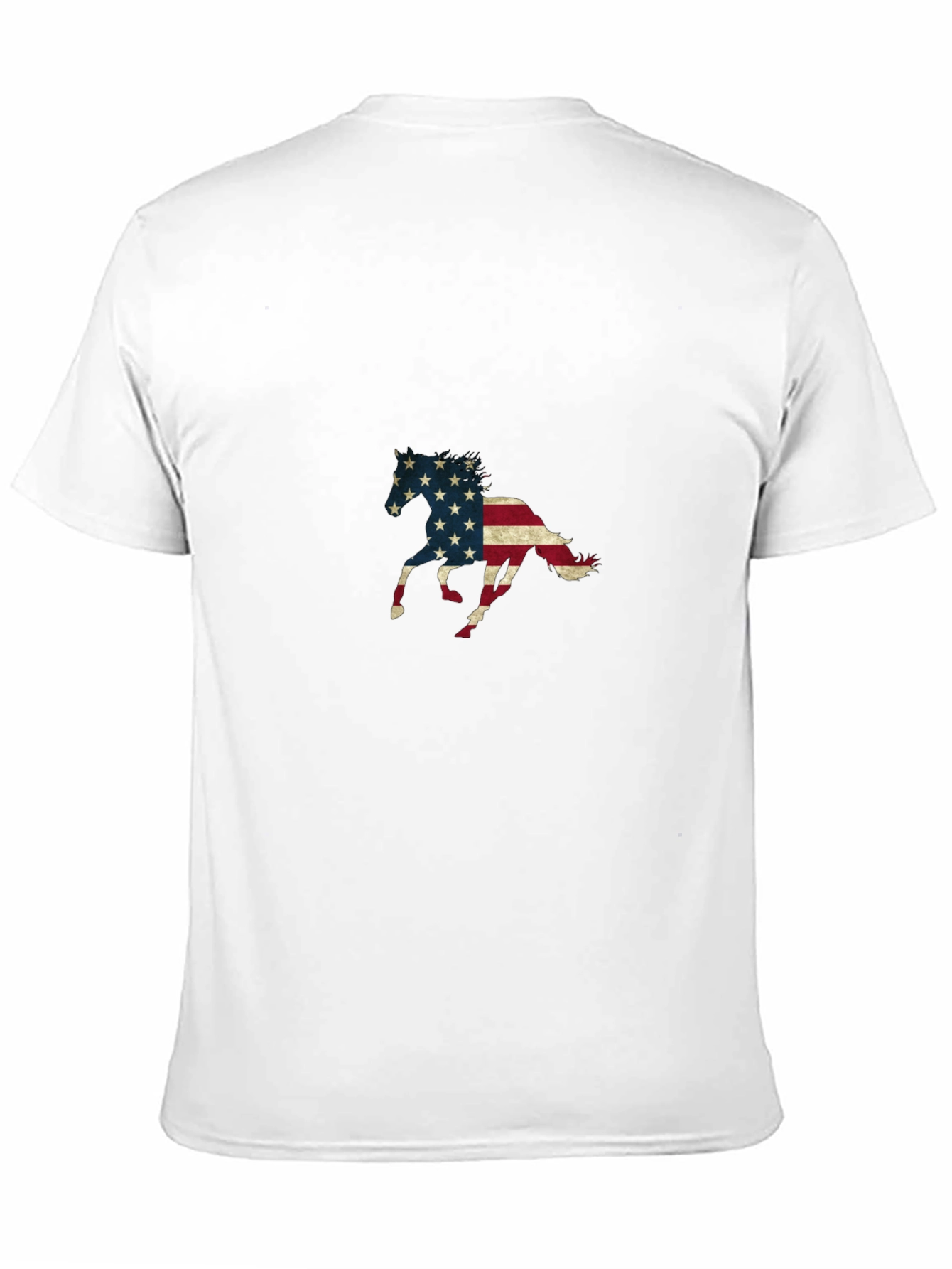 American Flag Horse Graphic Tee
