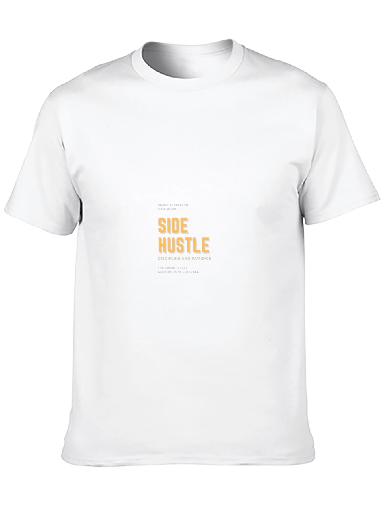 Side Hustle Graphic Tee - Motivational Black T-Shirt