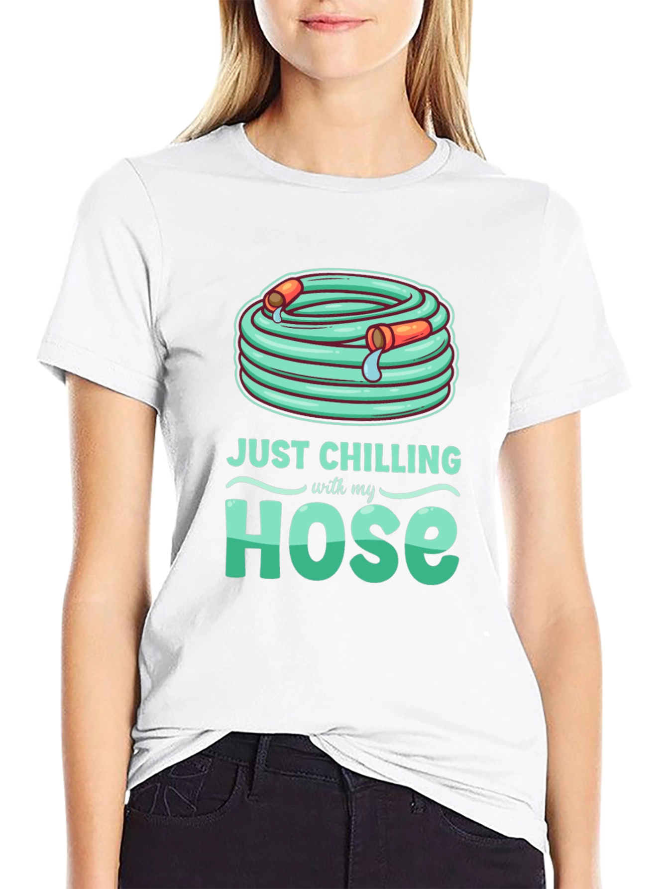 Just Chilling With My Hose T-Shirt
