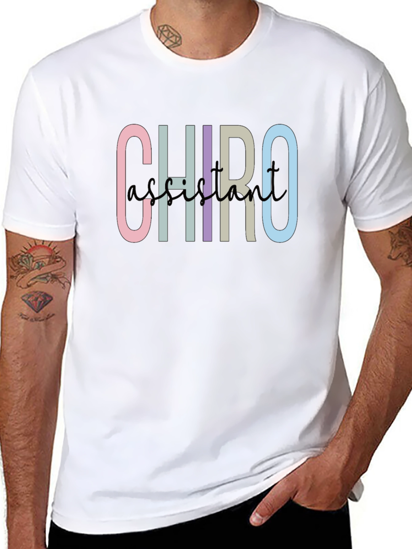 Chiro Assistant T-Shirt - Stylish Graphic Tee