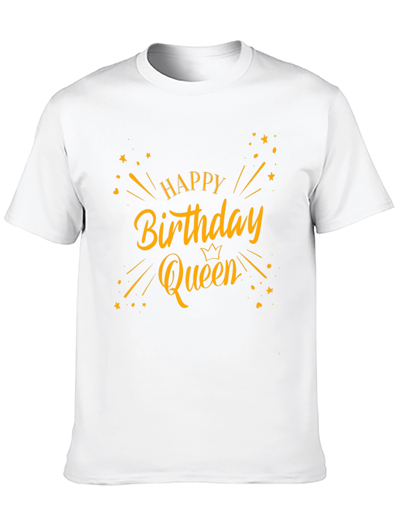 Happy Birthday Queen Black T-Shirt
