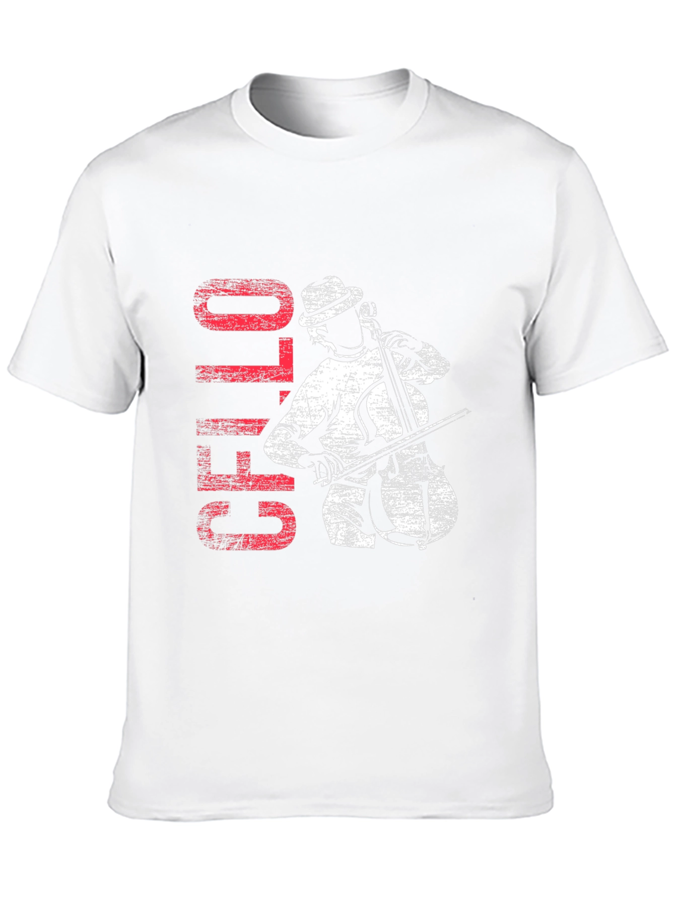 Cello Player Graphic T-Shirt - Music Lover Tee