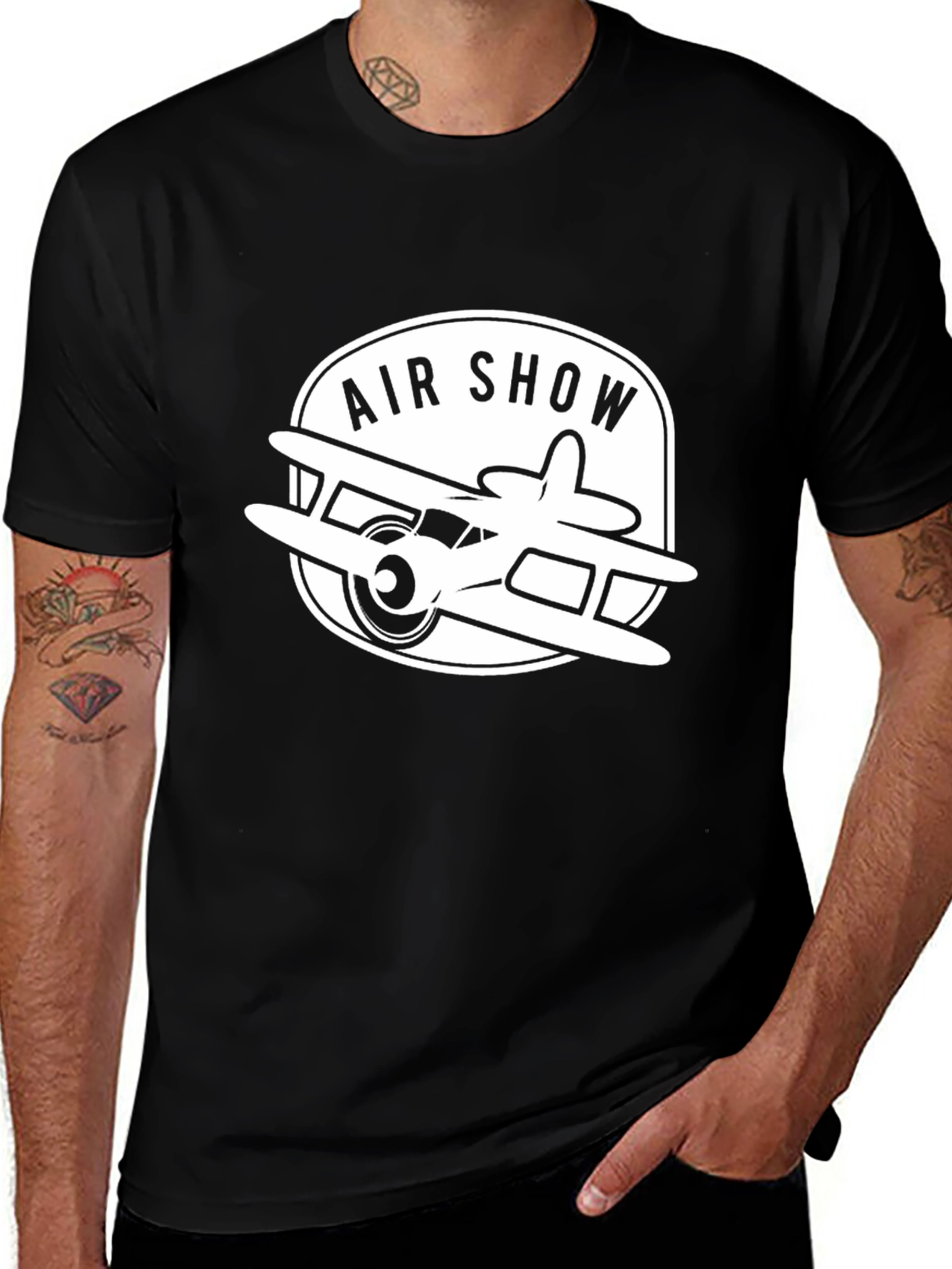 Air Show Plane T-Shirt - Aviation Enthusiast Tee
