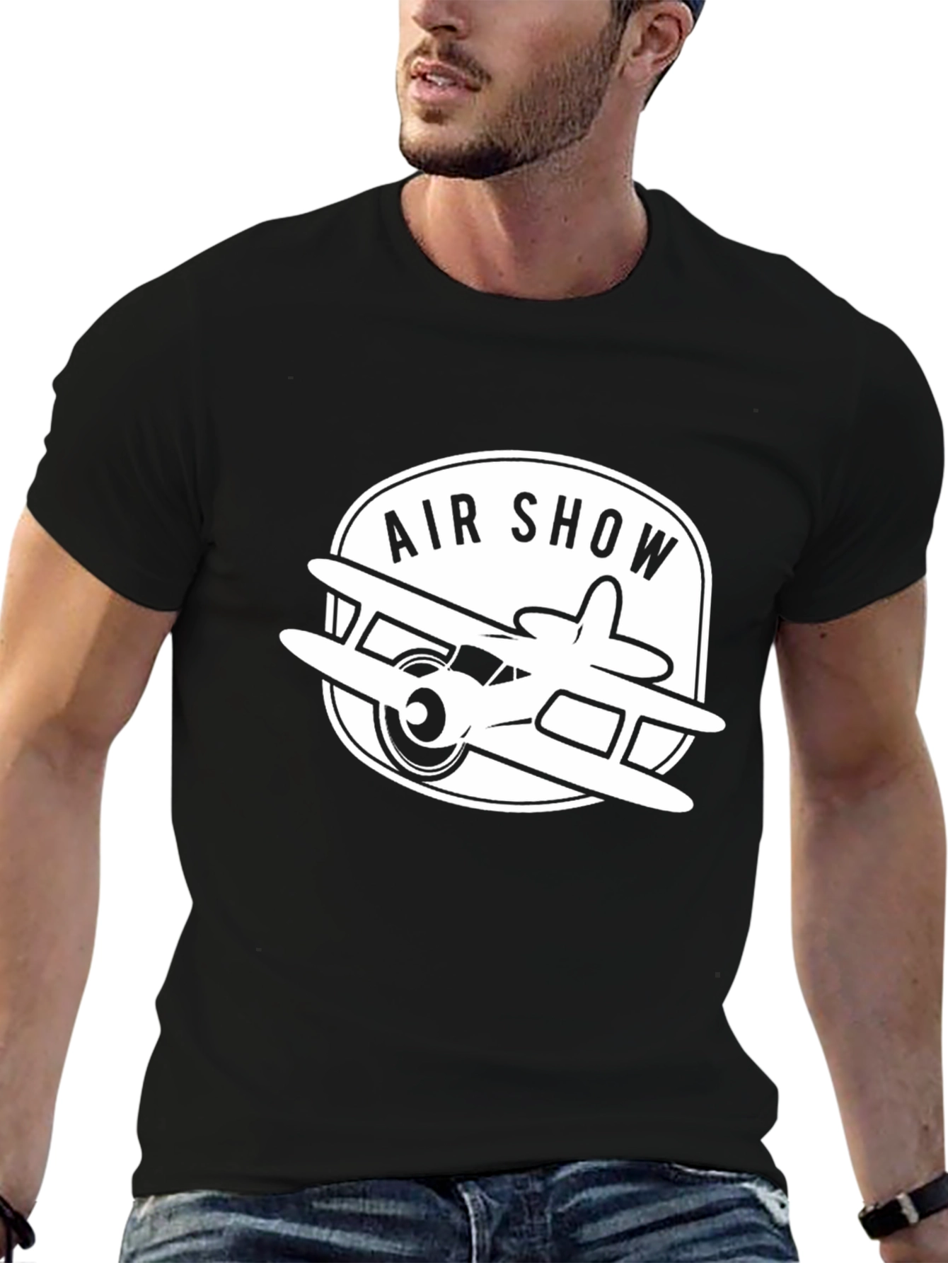 Air Show Plane T-Shirt - Aviation Enthusiast Tee