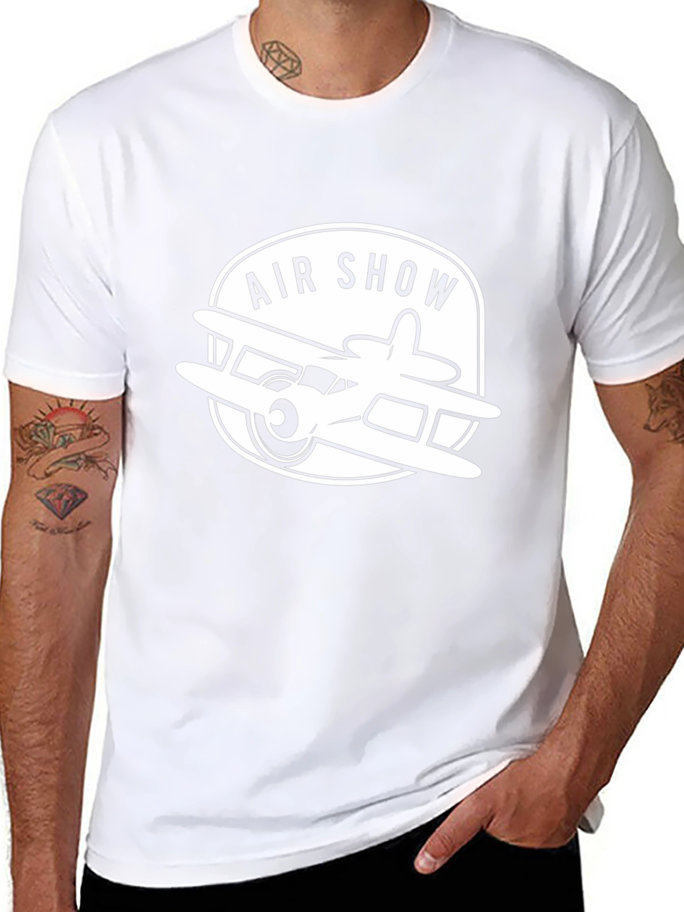 Air Show Plane T-Shirt - Aviation Enthusiast Tee