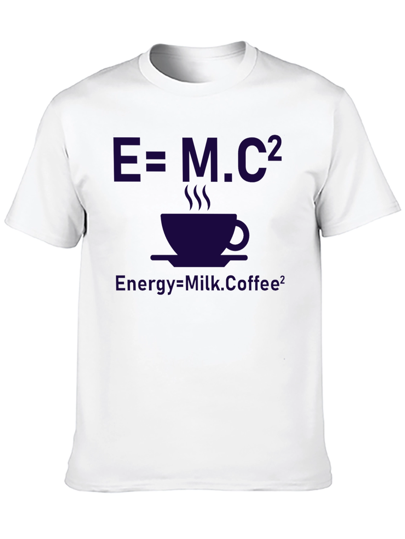 E=MC² Coffee T-Shirt - Funny Science Tee