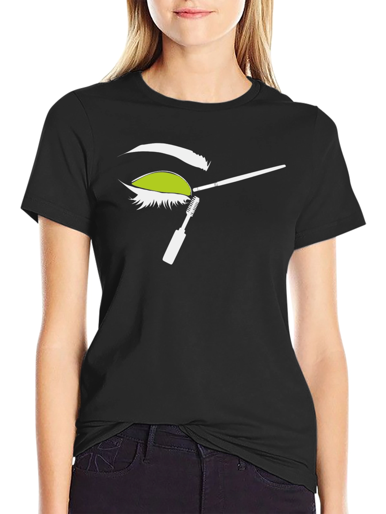Eye Makeup T-Shirt - Stylish Graphic Tee