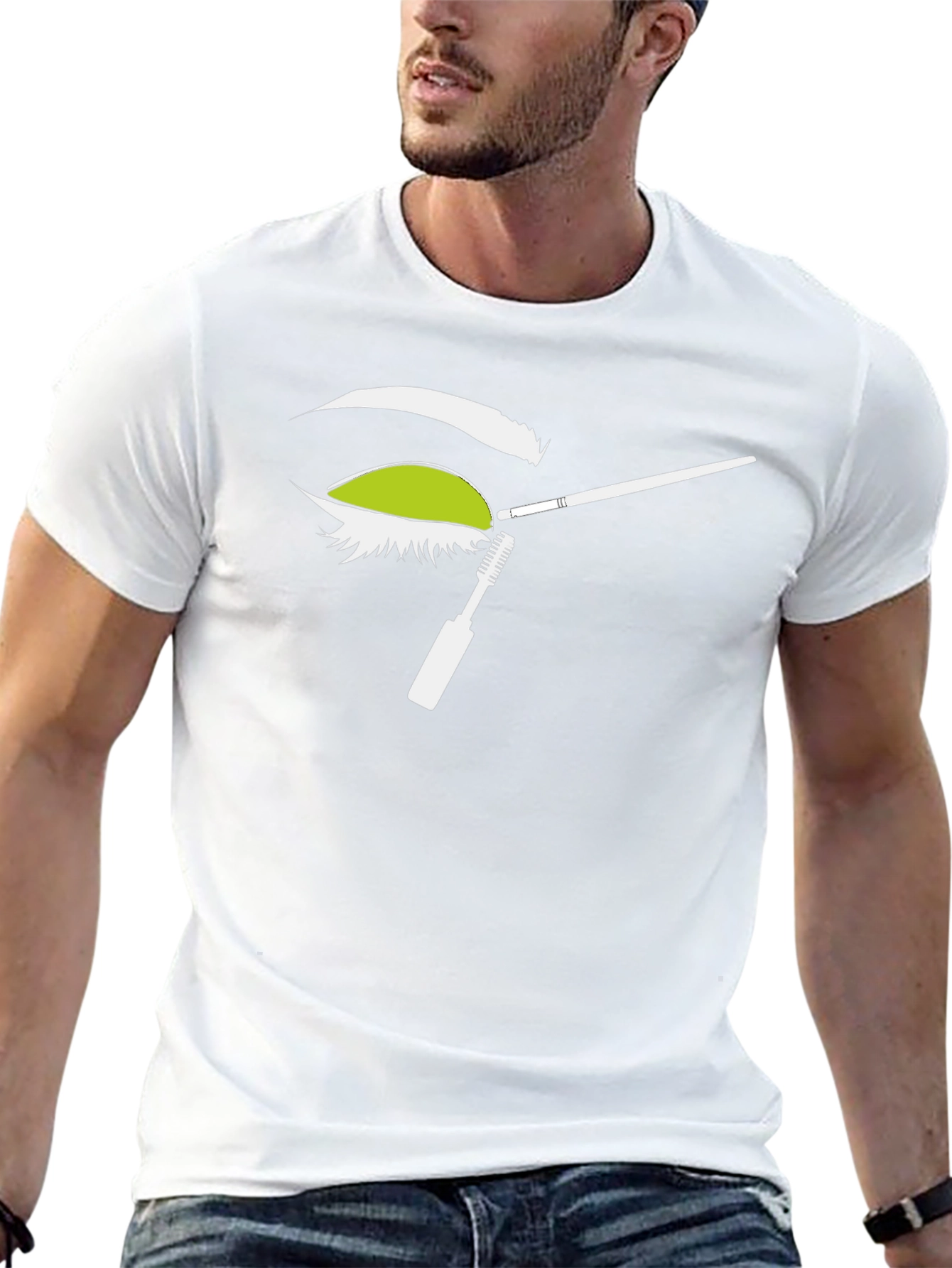 Eye Makeup T-Shirt - Stylish Graphic Tee