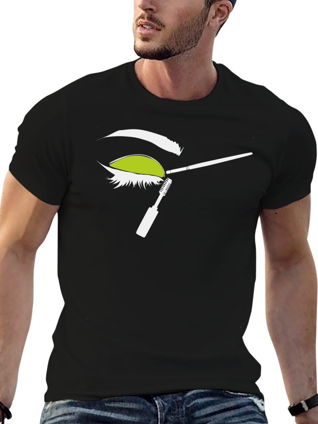 Eye Makeup T-Shirt - Stylish Graphic Tee