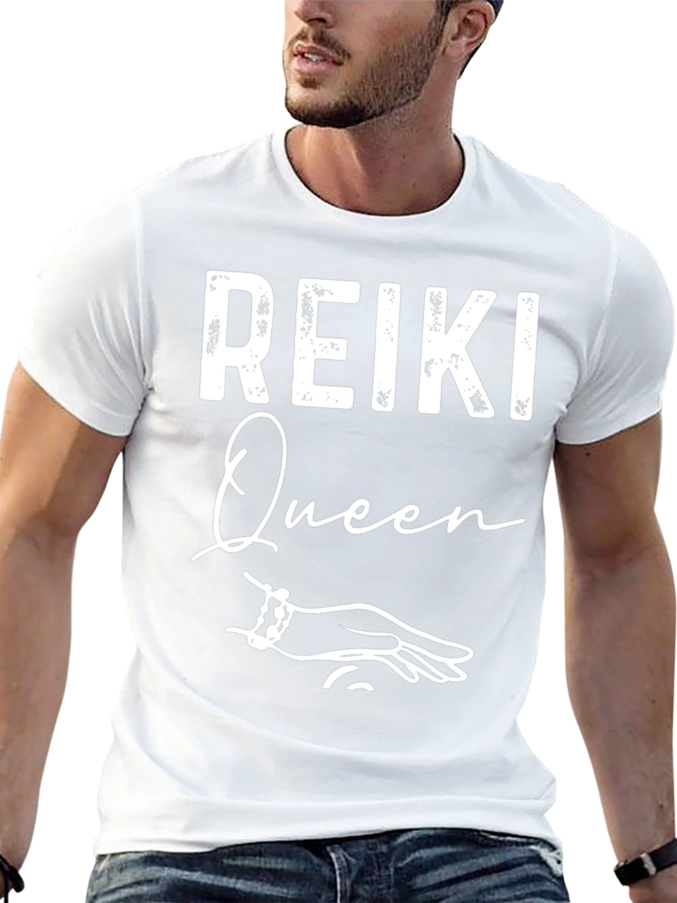 Reiki Queen Graphic Tee - Black