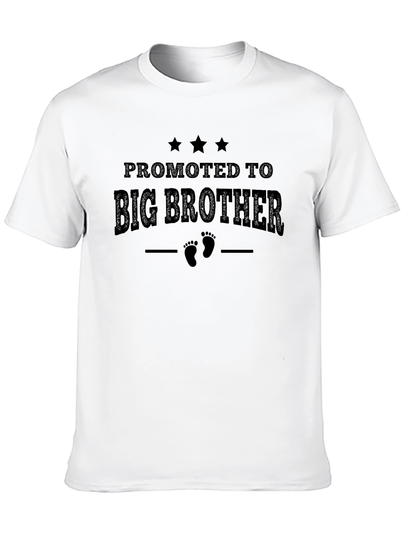 Promoted to Big Brother Black Graphic Tee