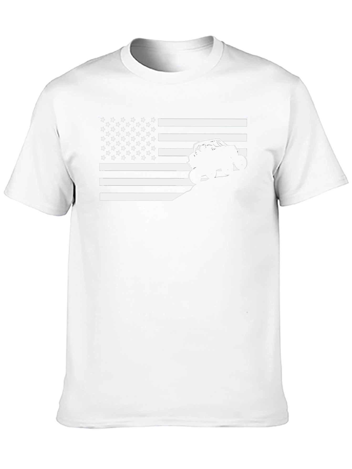 American Flag UTV T-Shirt - Off-Road Adventure