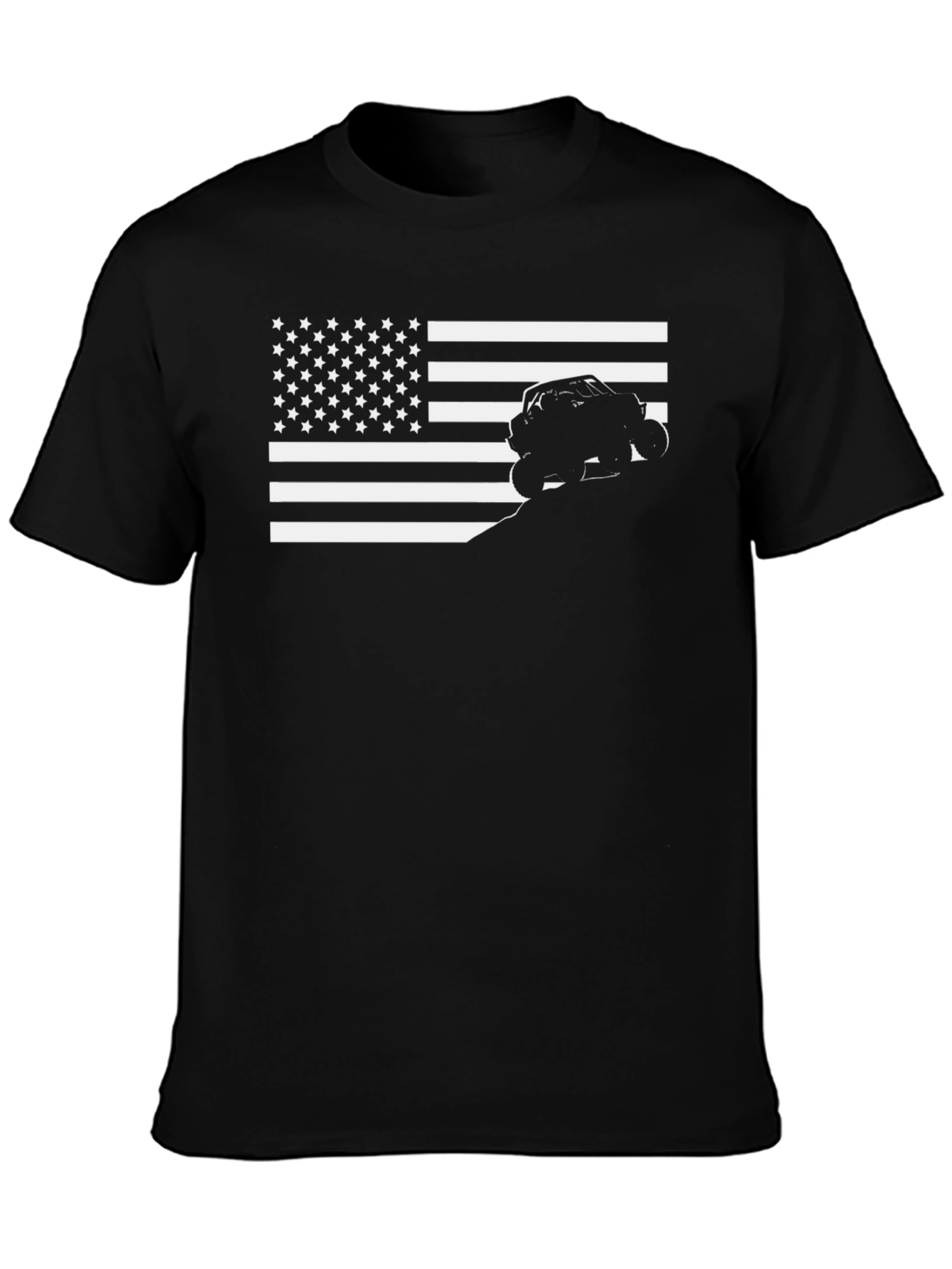 American Flag UTV T-Shirt - Off-Road Adventure