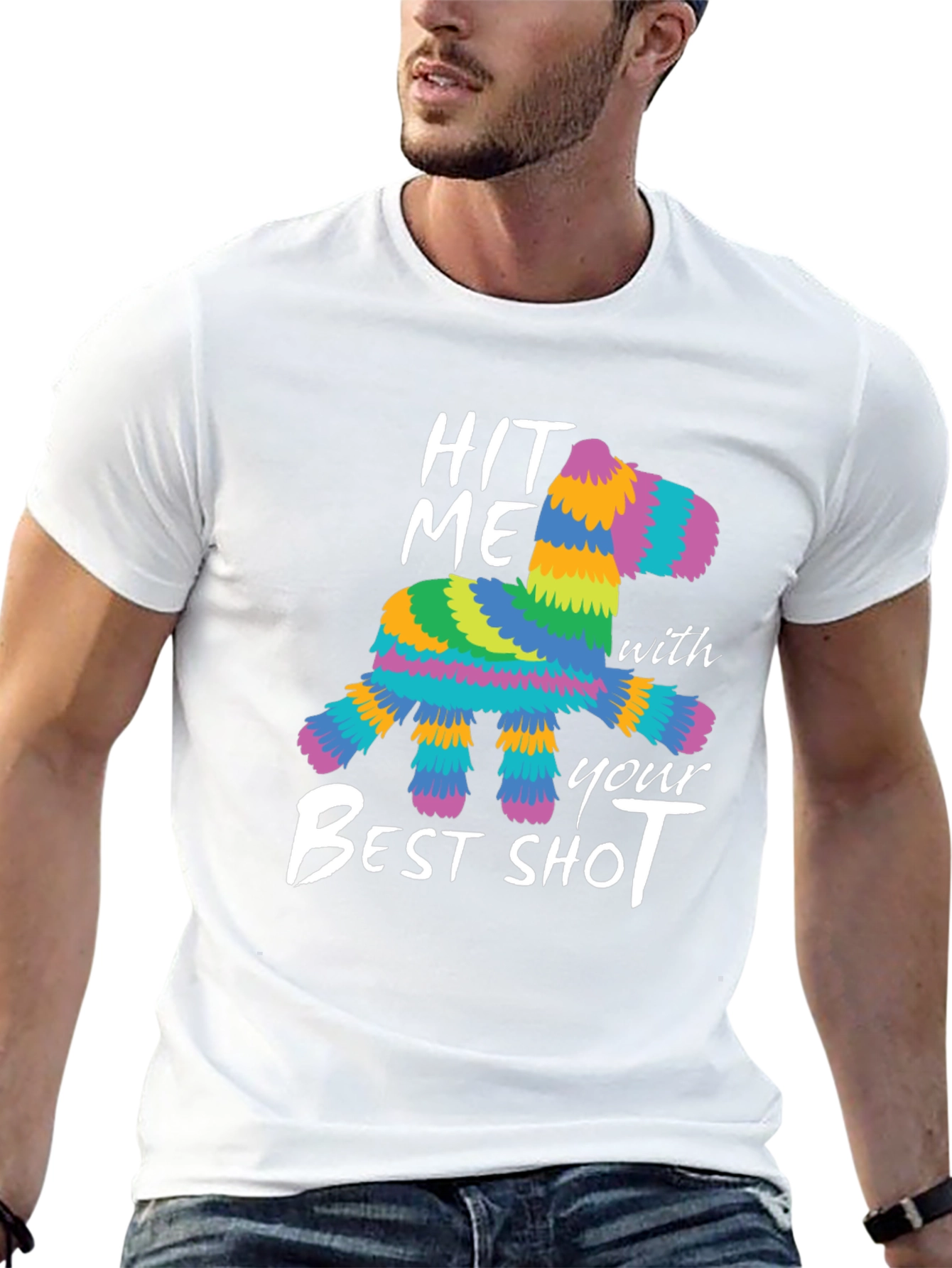 Hit Me With Your Best Shot Piñata T-Shirt