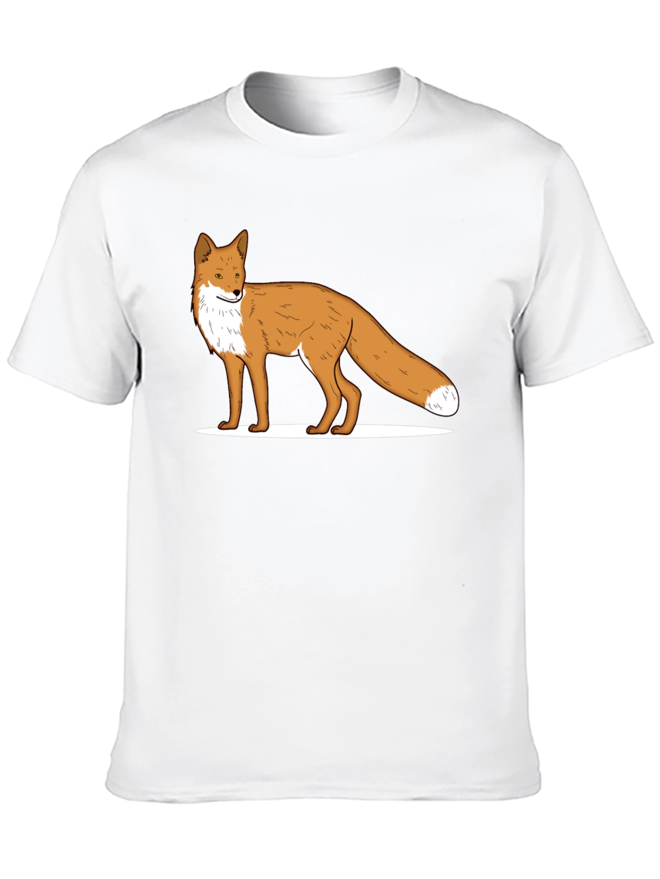 Fox Graphic Black T-Shirt - Stylish Casual Wear
