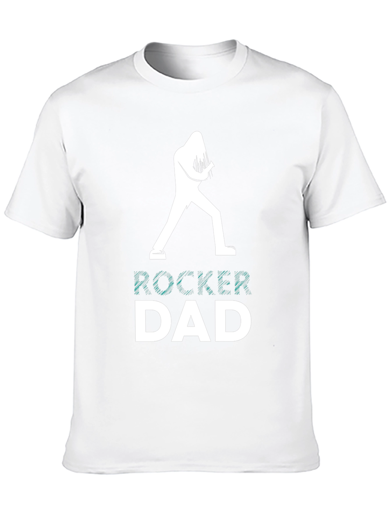 Rocker Dad T-Shirt - Cool Music Lover Tee