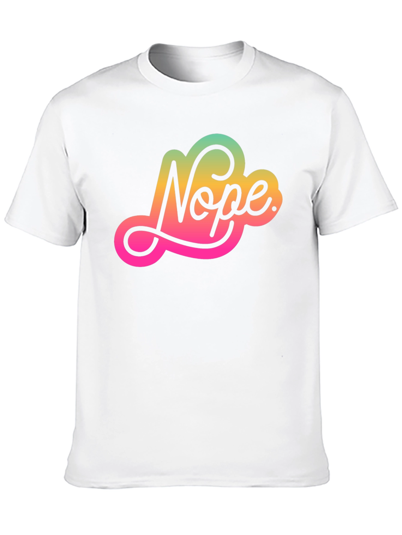 Nope Graphic Tee - Trendy Comfort