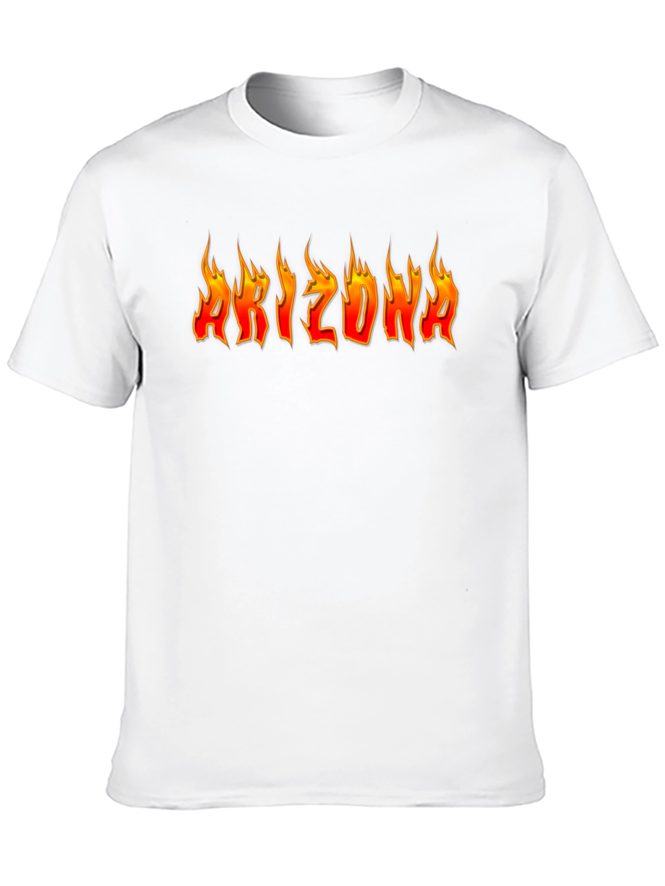 Fiery Arizona Graphic Tee - Black Cotton Blend