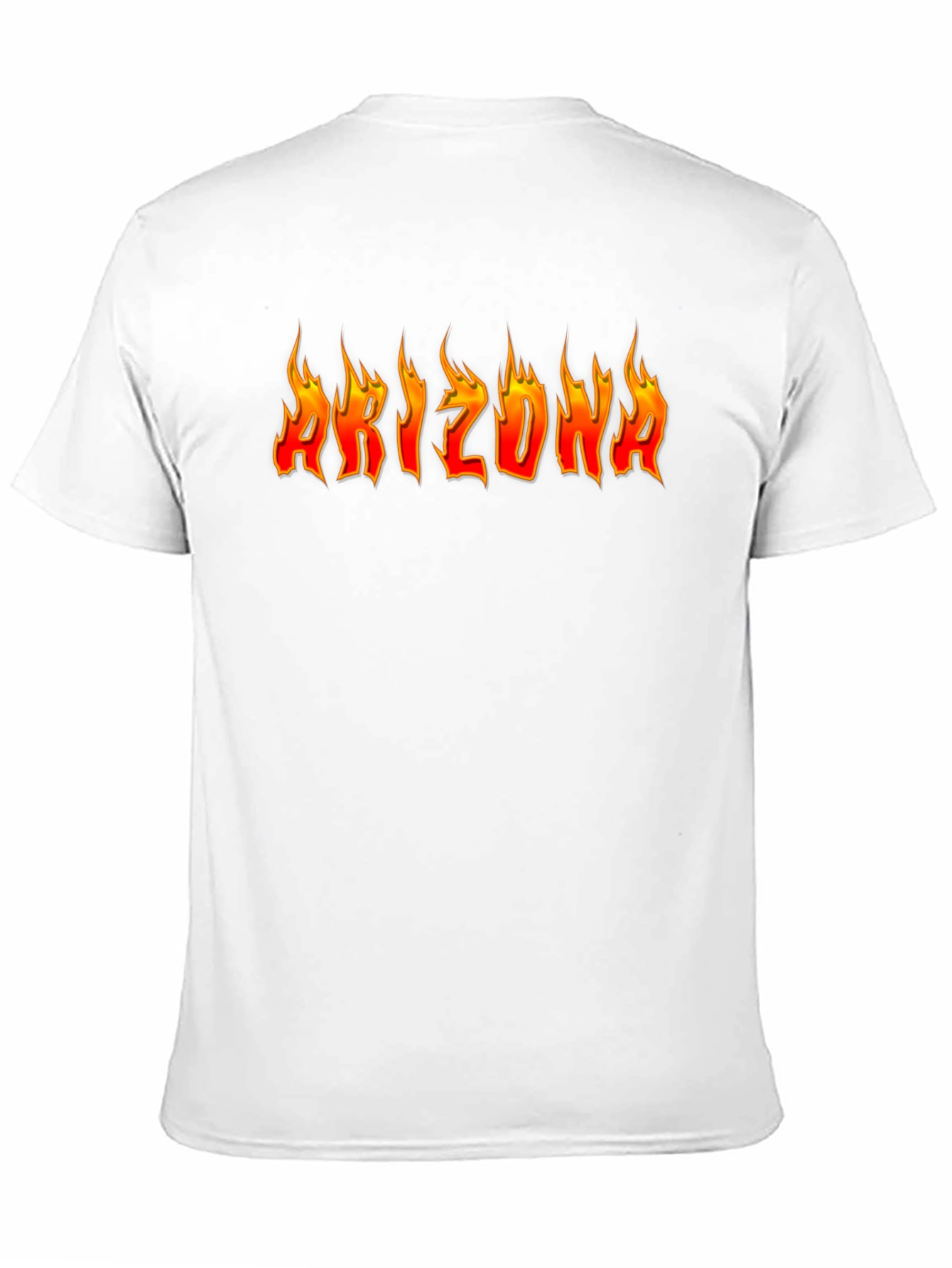 Fiery Arizona Graphic Tee - Black Cotton Blend