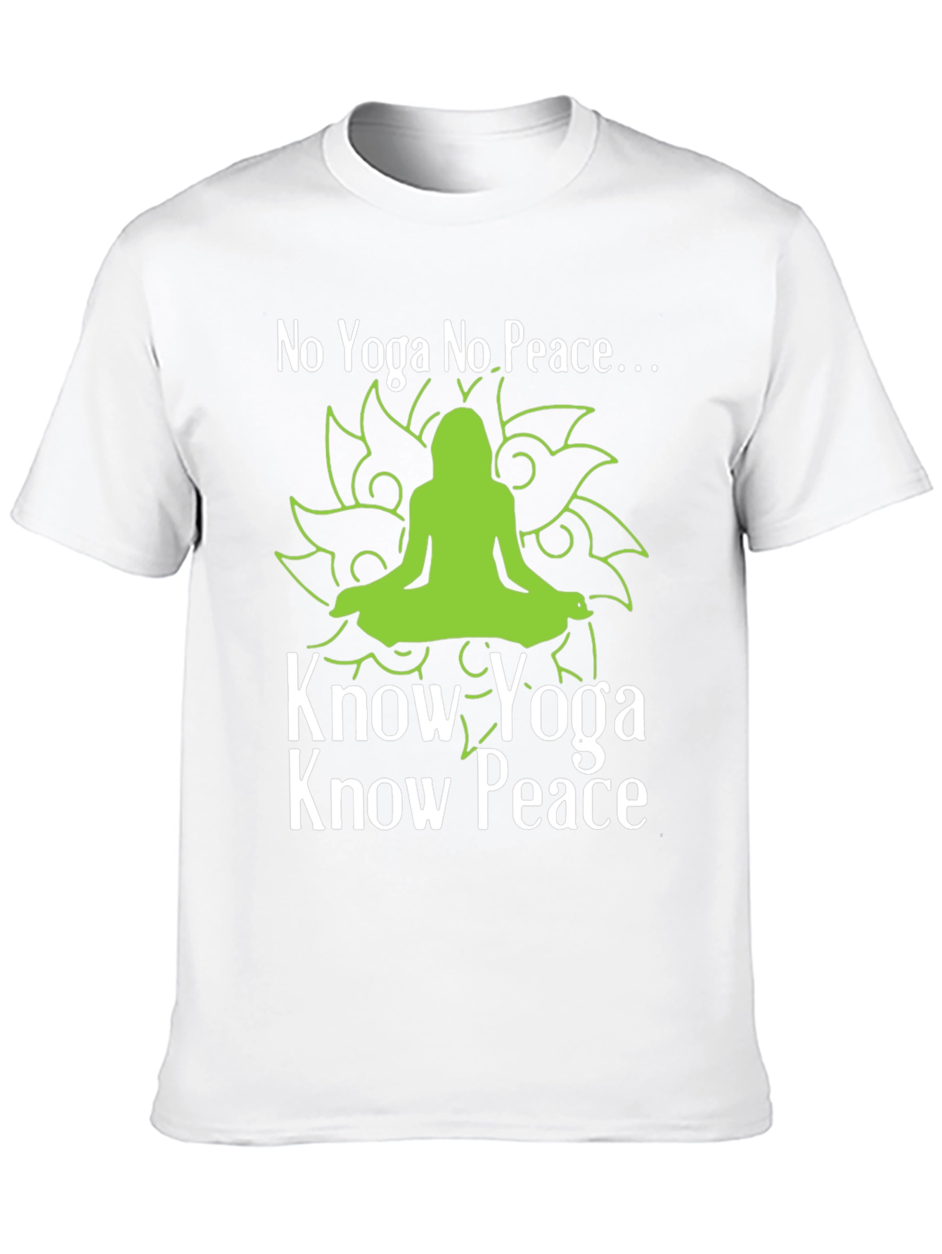 Yoga Peace T-Shirt - Know Yoga Know Peace Tee