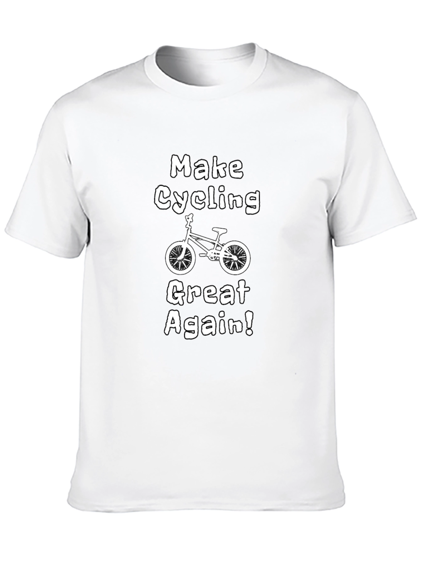 Make Cycling Great Again Black T-Shirt
