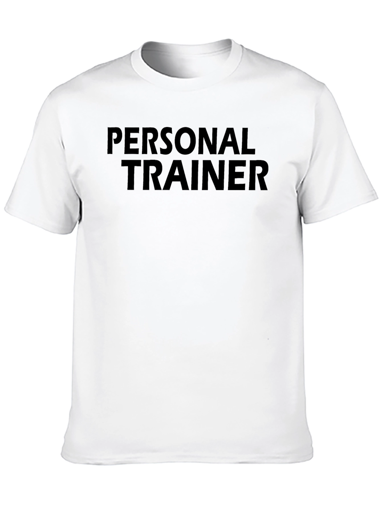 Personal Trainer Black T-Shirt Gym Workout Fitness