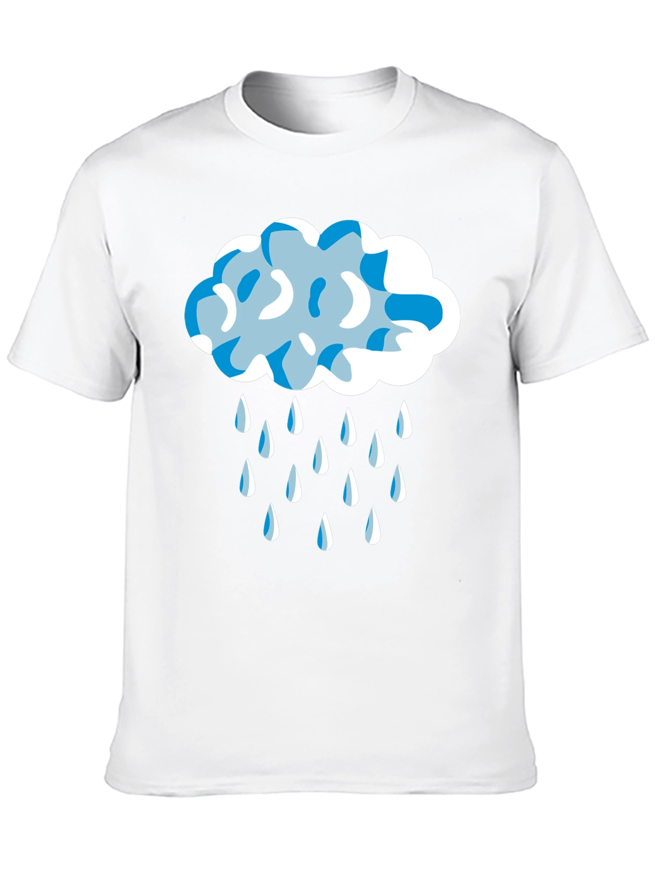 Rainy Day Cloud Graphic Tee - Stylish Unisex T-Shirt