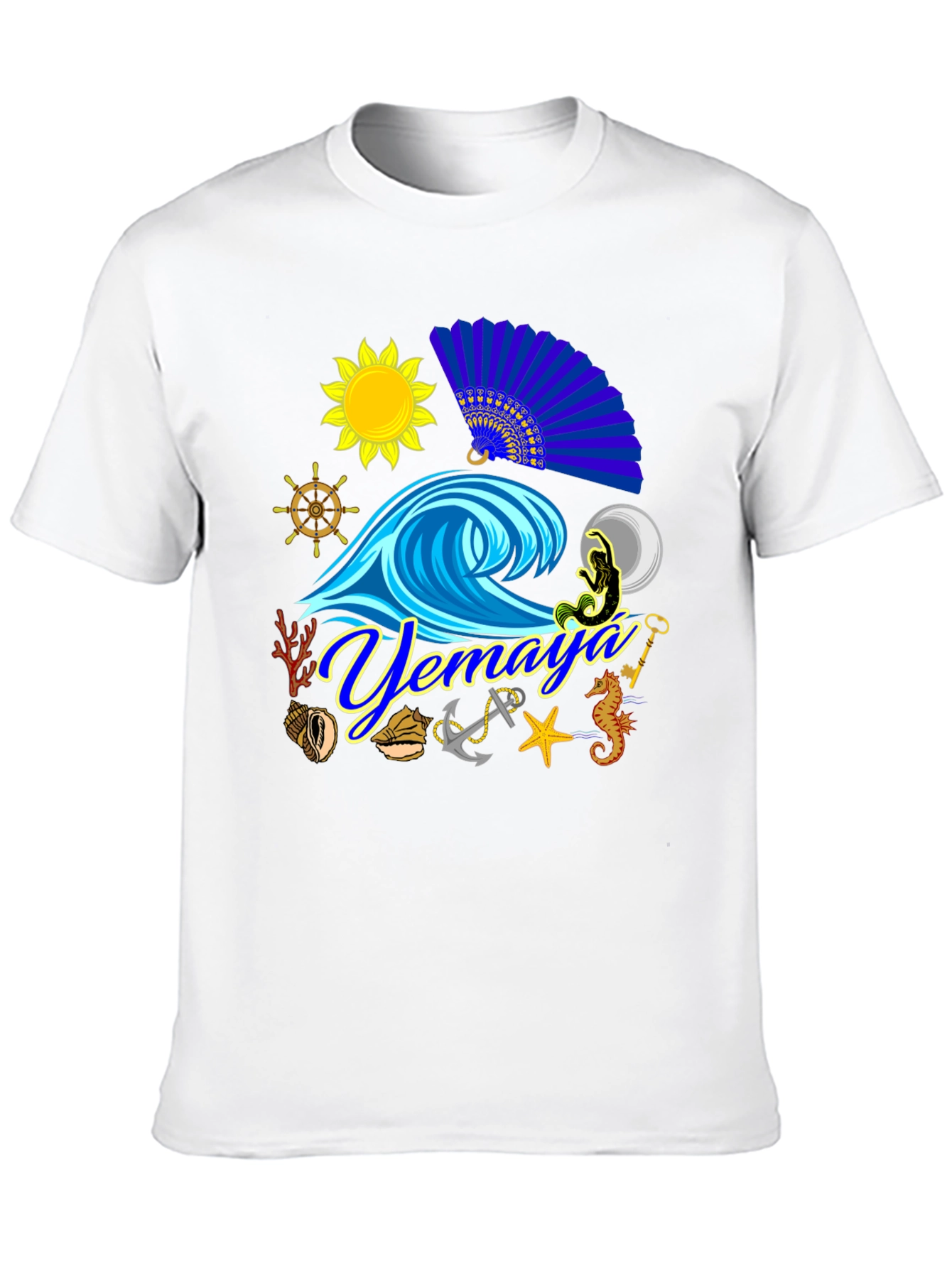 Yemaya T-Shirt Ocean Lover Tee Nautical Theme