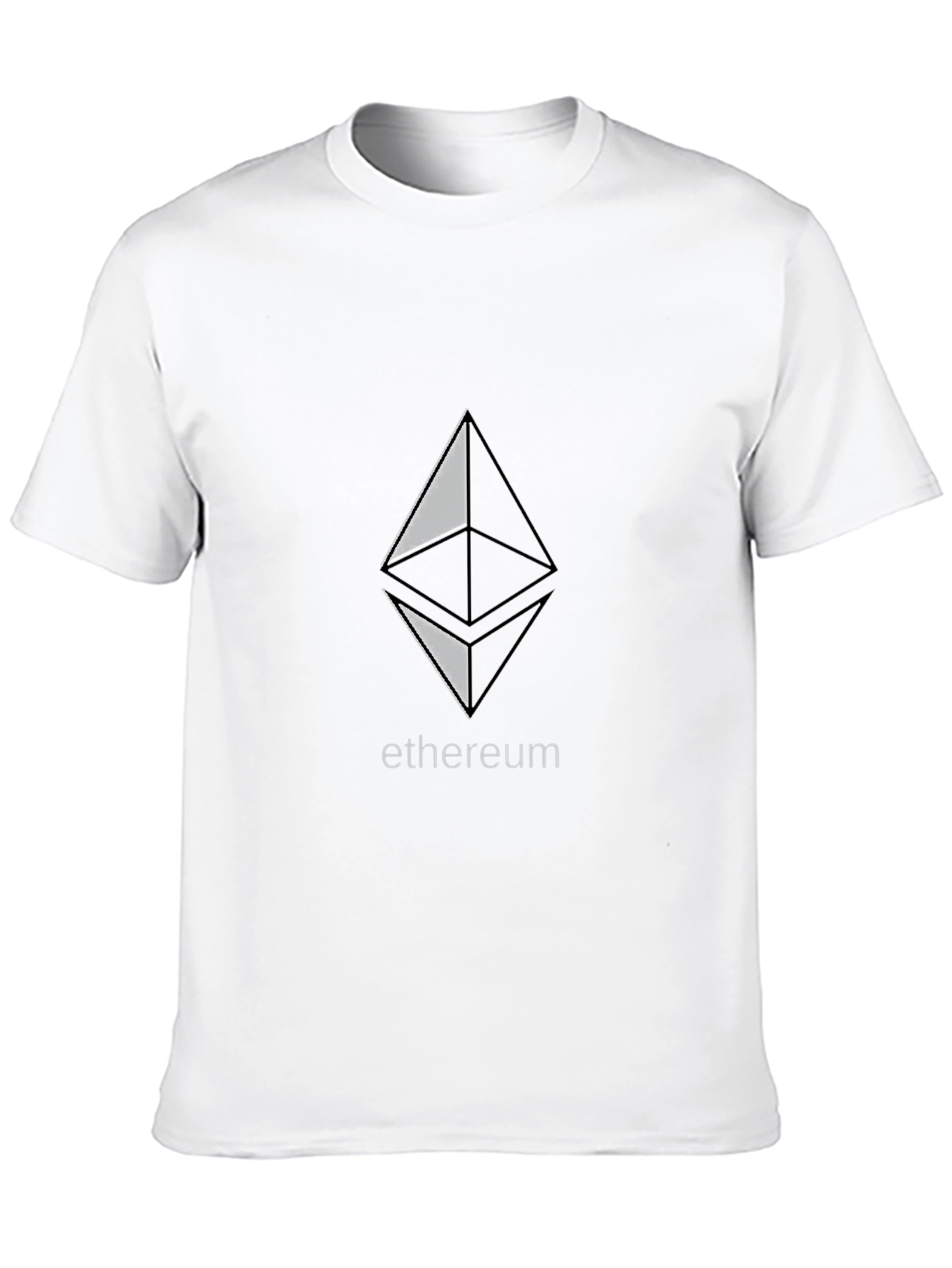 Ethereum Logo Black T-Shirt - Crypto Fashion